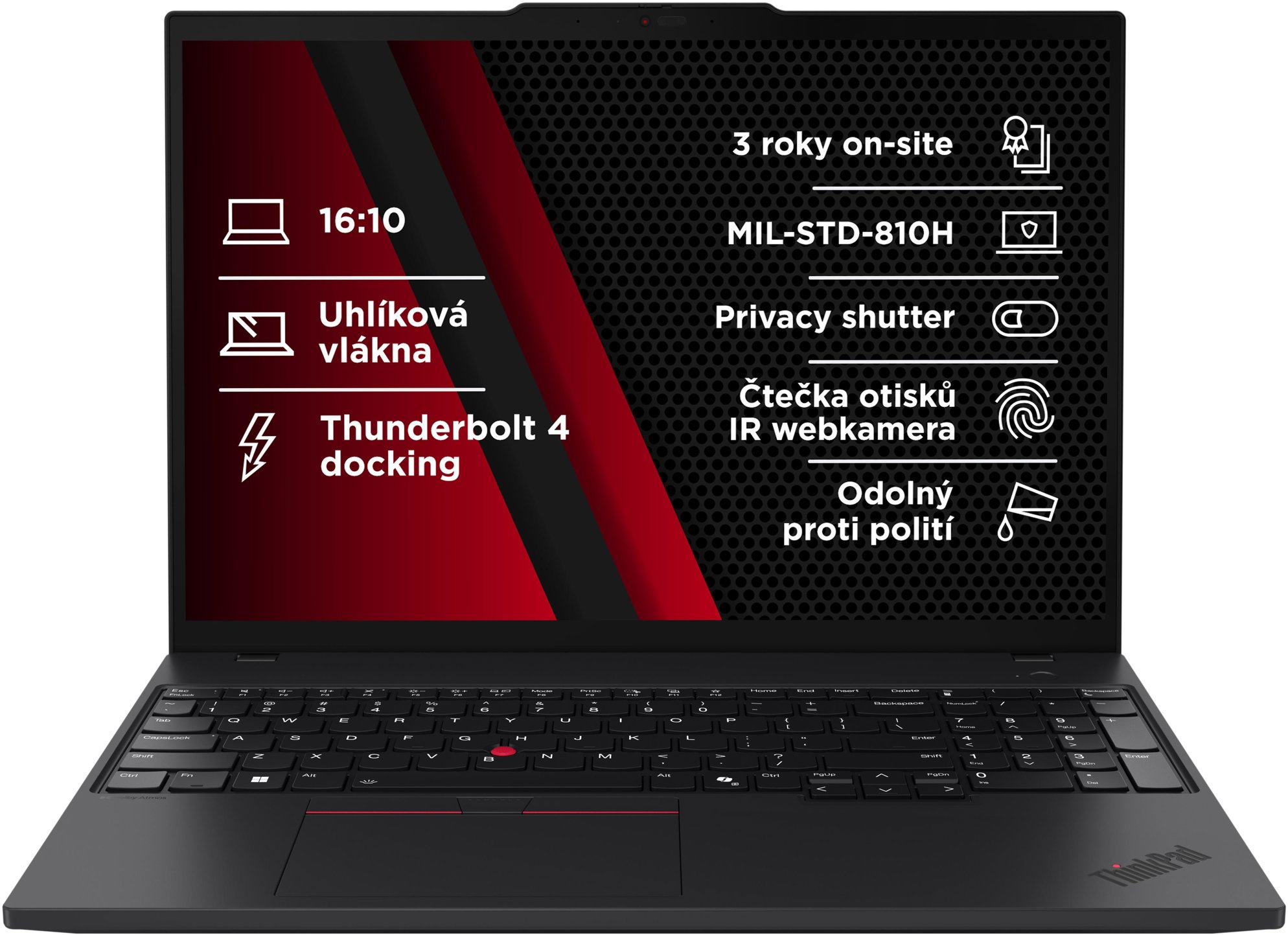 Lenovo ThinkPad T16 Gen 4 Black - výkonný notebook pro profesionály