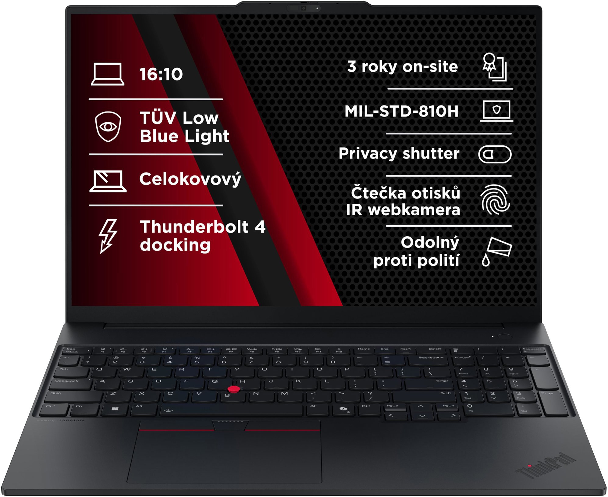 Lenovo ThinkPad E16 Gen 3 Black - výkonný notebook s 16" displejem