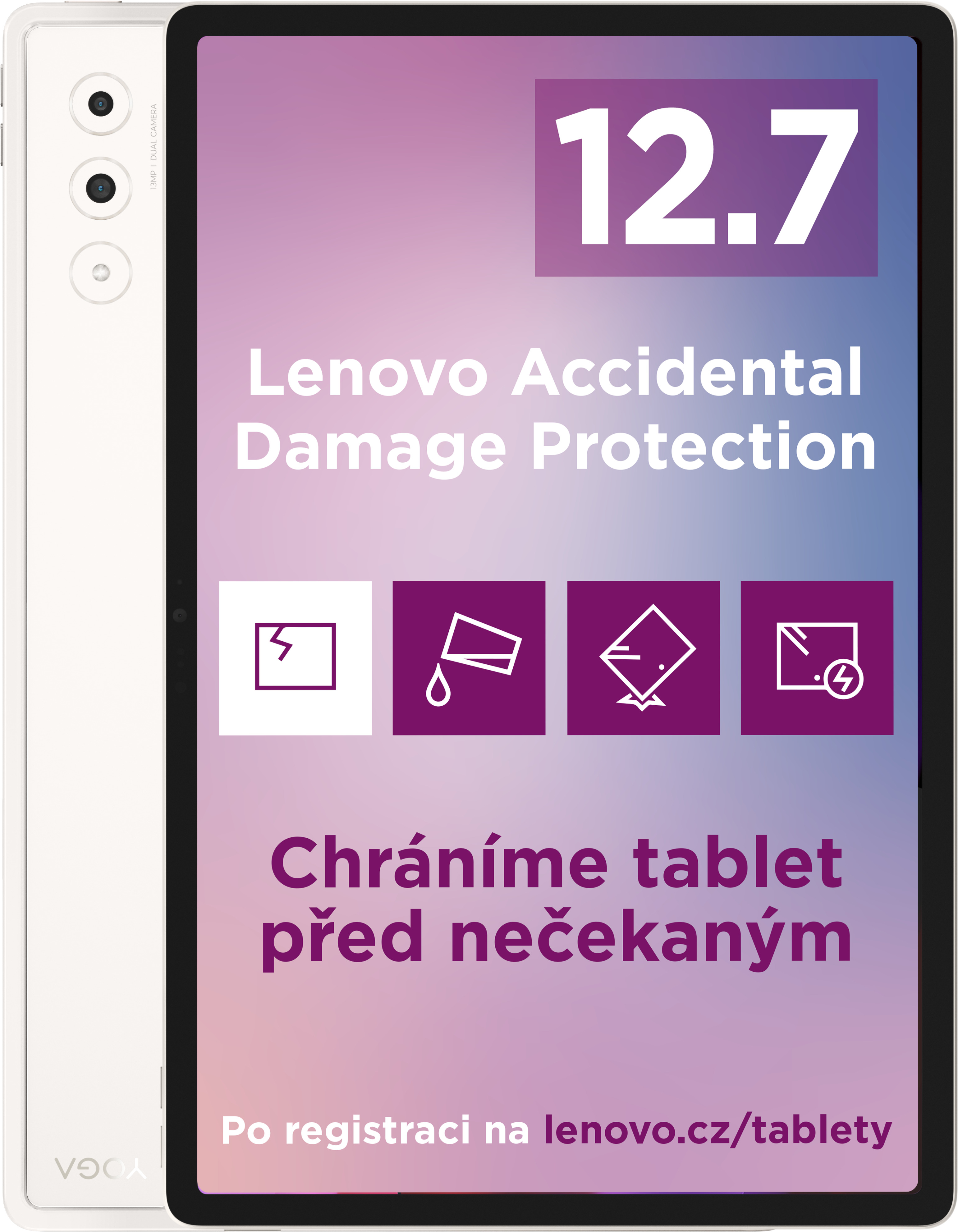 Lenovo Yoga Tab Plus 12.7" tablet se stylusem Tab Pen Pro