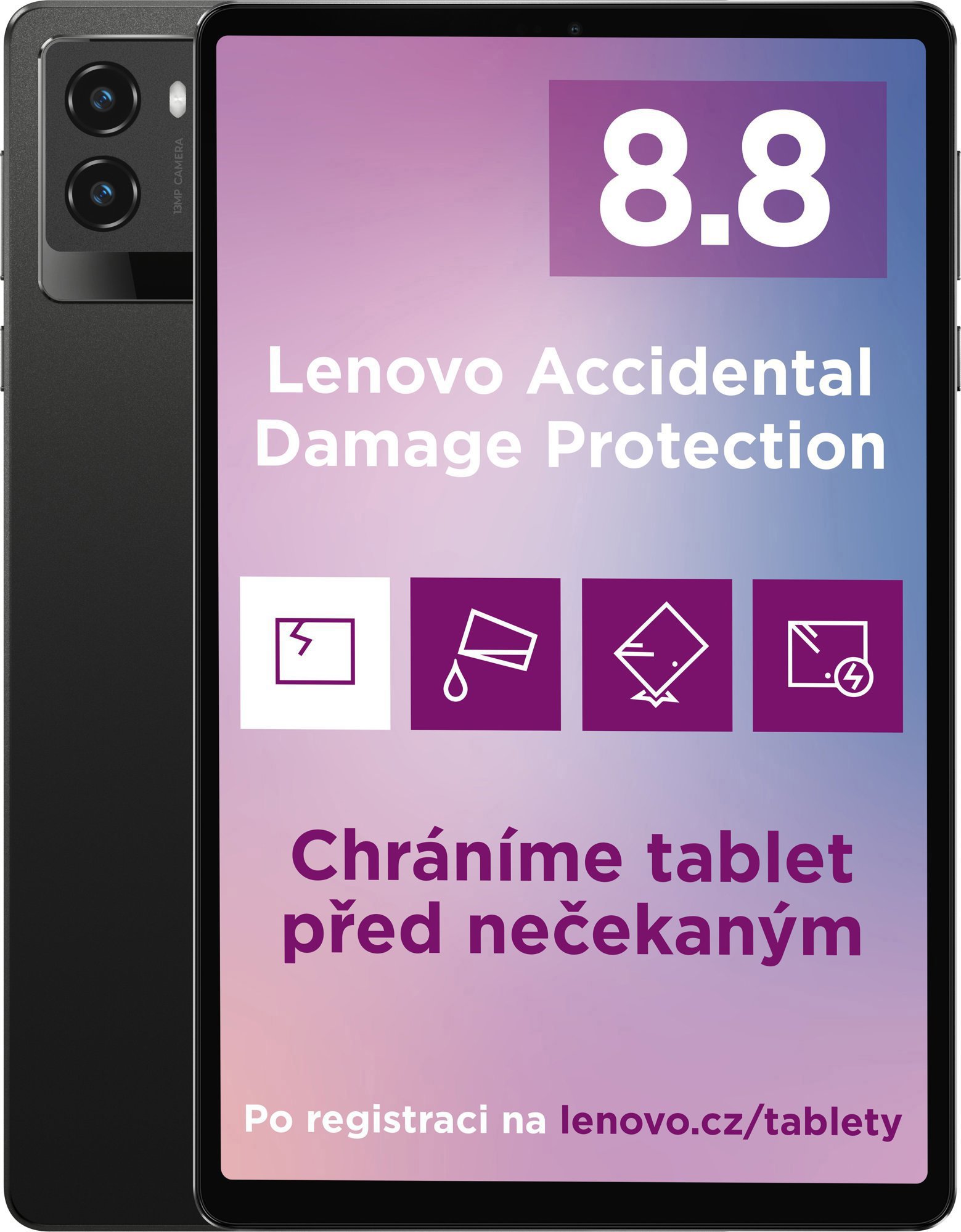 Lenovo LEGION TAB 8.8" 12GB/256GB Black + Obal s krytem + ochranná fólie