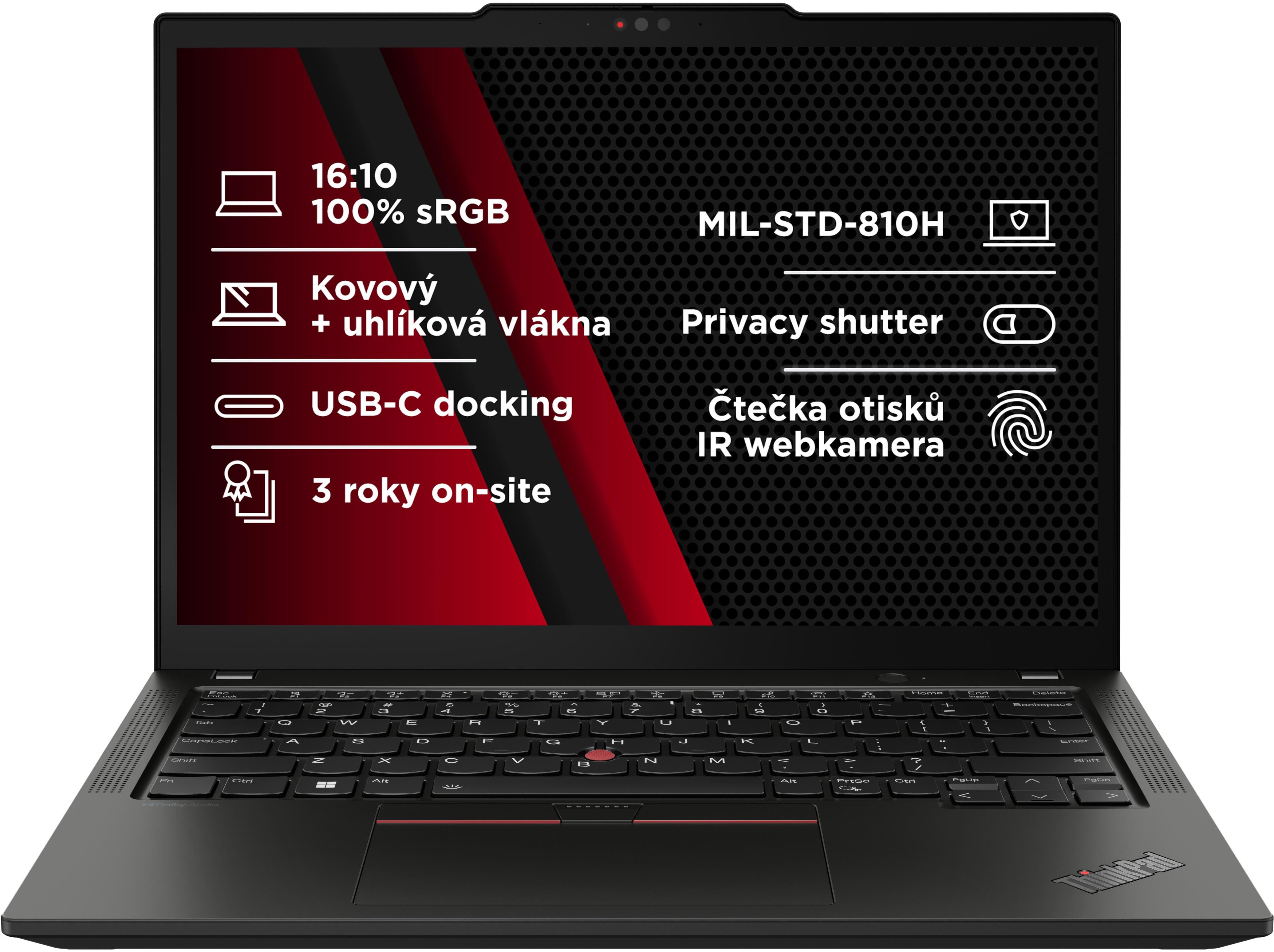 Lenovo ThinkPad X13 Gen 4 Deep Black - výkonný notebook