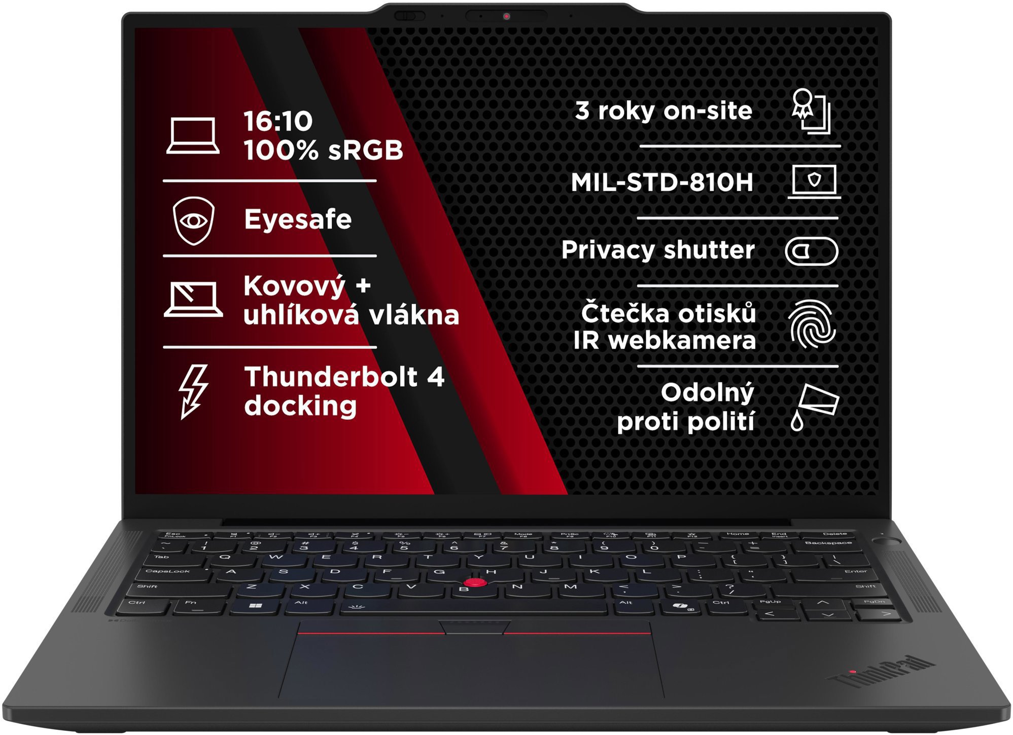Lenovo ThinkPad X13 Gen 6 Black - výkonný a odolný notebook