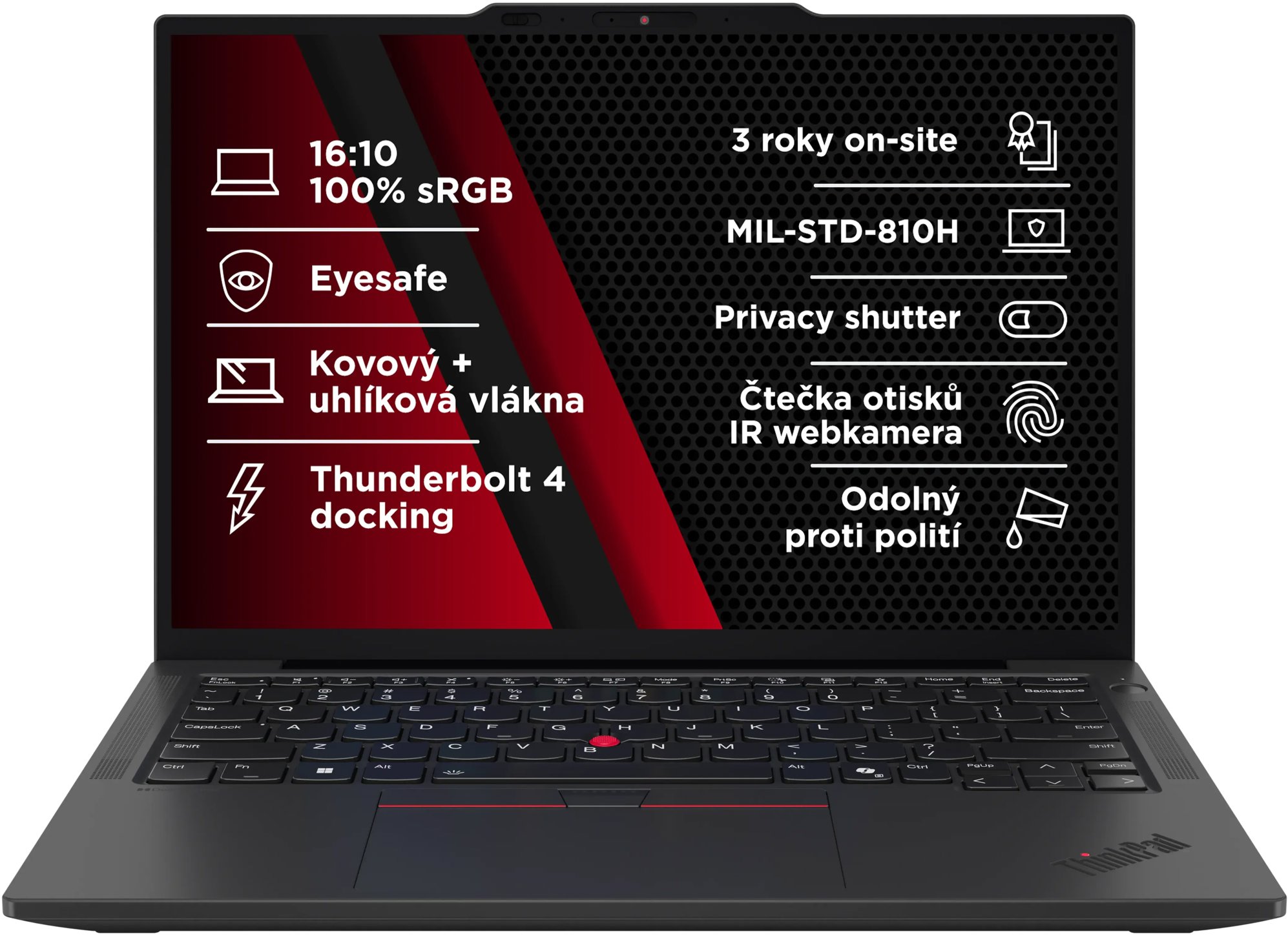 Lenovo ThinkPad X13 Gen 6 Black - výkonný a odolný notebook
