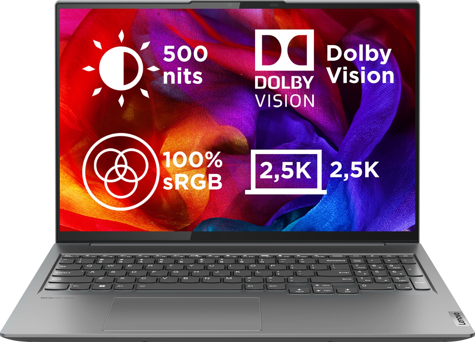 Lenovo Yoga Slim 7 Pro 16IAH7 celokovový notebook v barvě Storm Grey