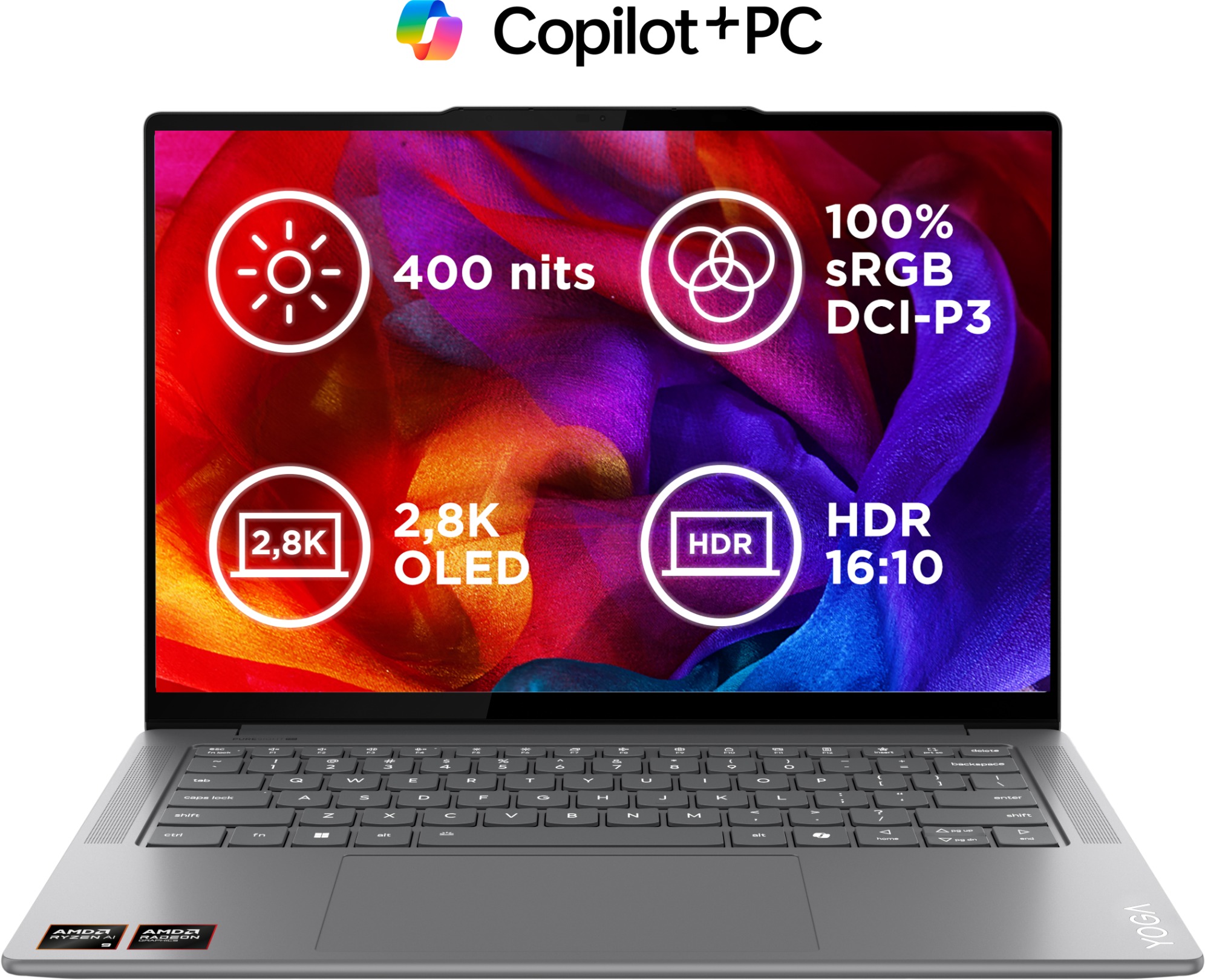 Lenovo Yoga Pro 7 14ASP9 v barvě Luna Grey