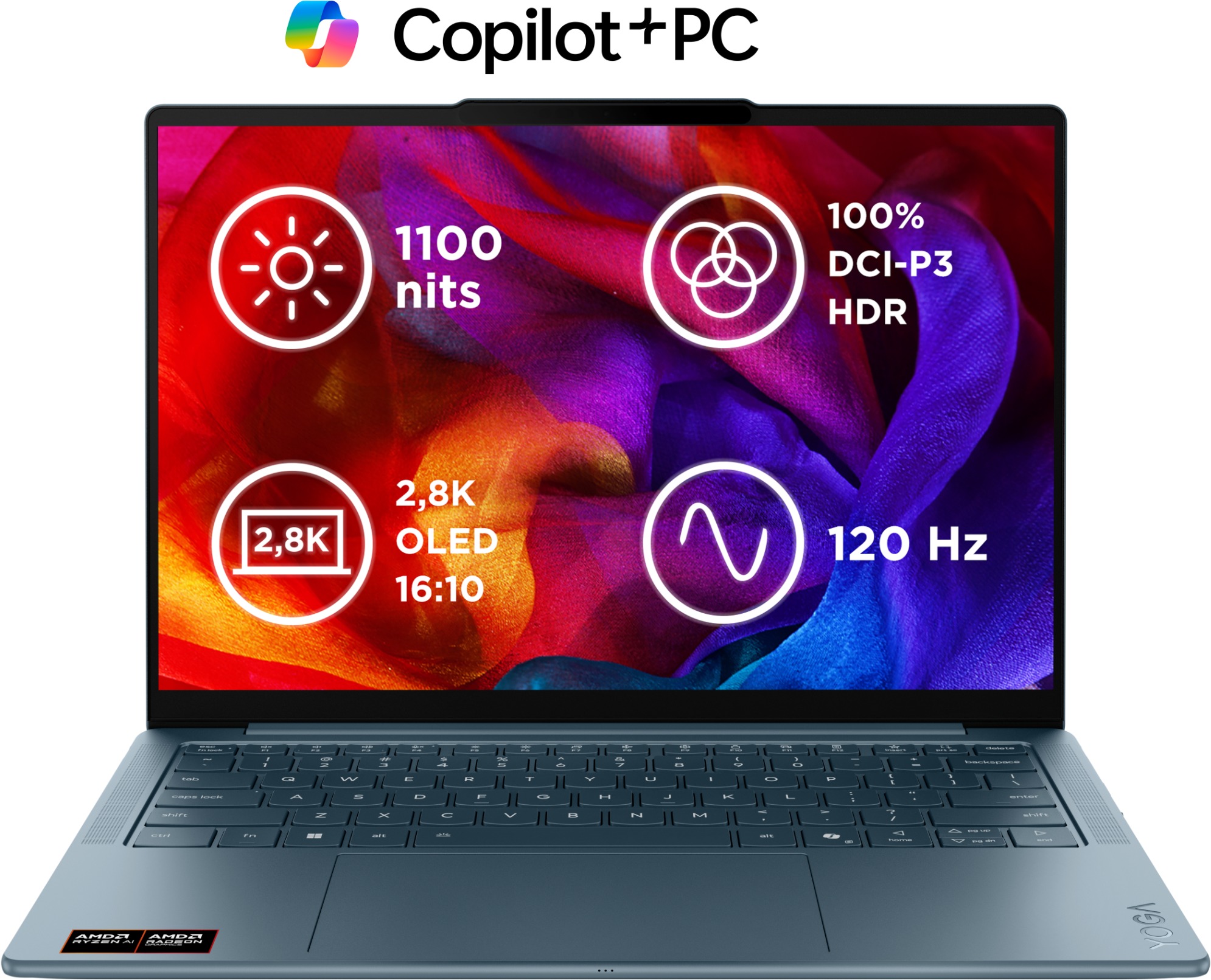 Lenovo Yoga Slim 7 14AKP10 v barvě Tidal Teal