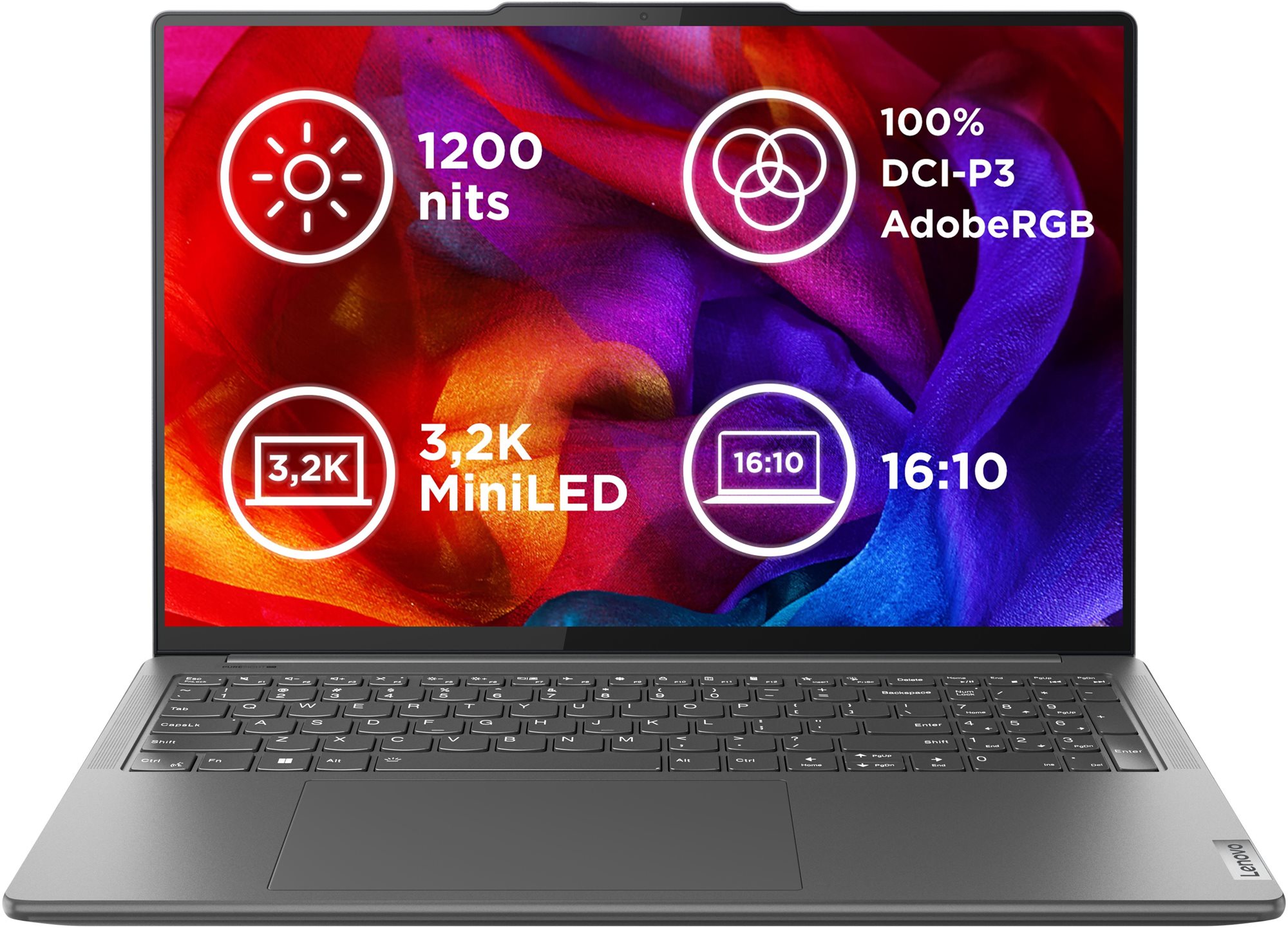 Lenovo Yoga Pro 9 16IRP8 Storm Grey celokovový notebook