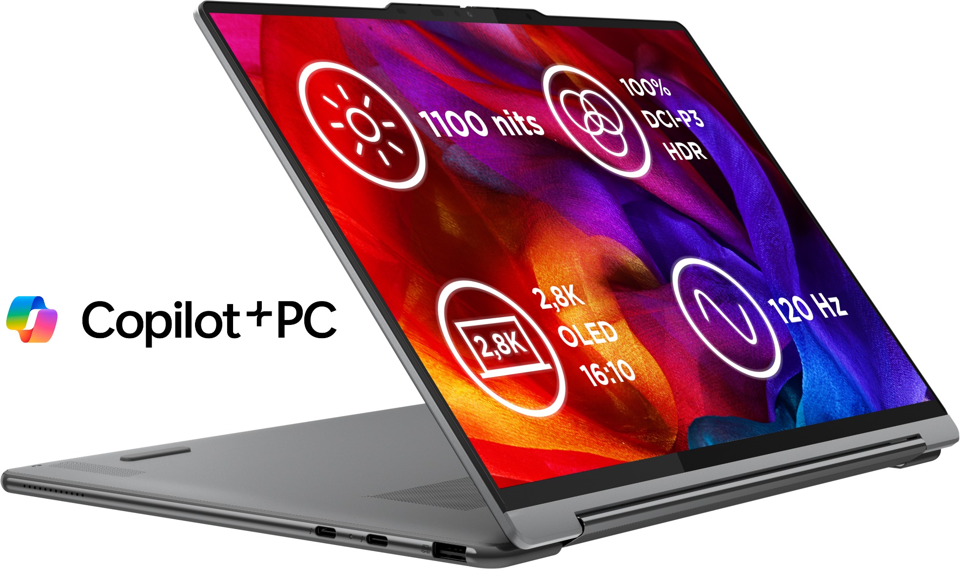 Lenovo Yoga 9 2-in-1 14ILL10 Luna Grey celokovový