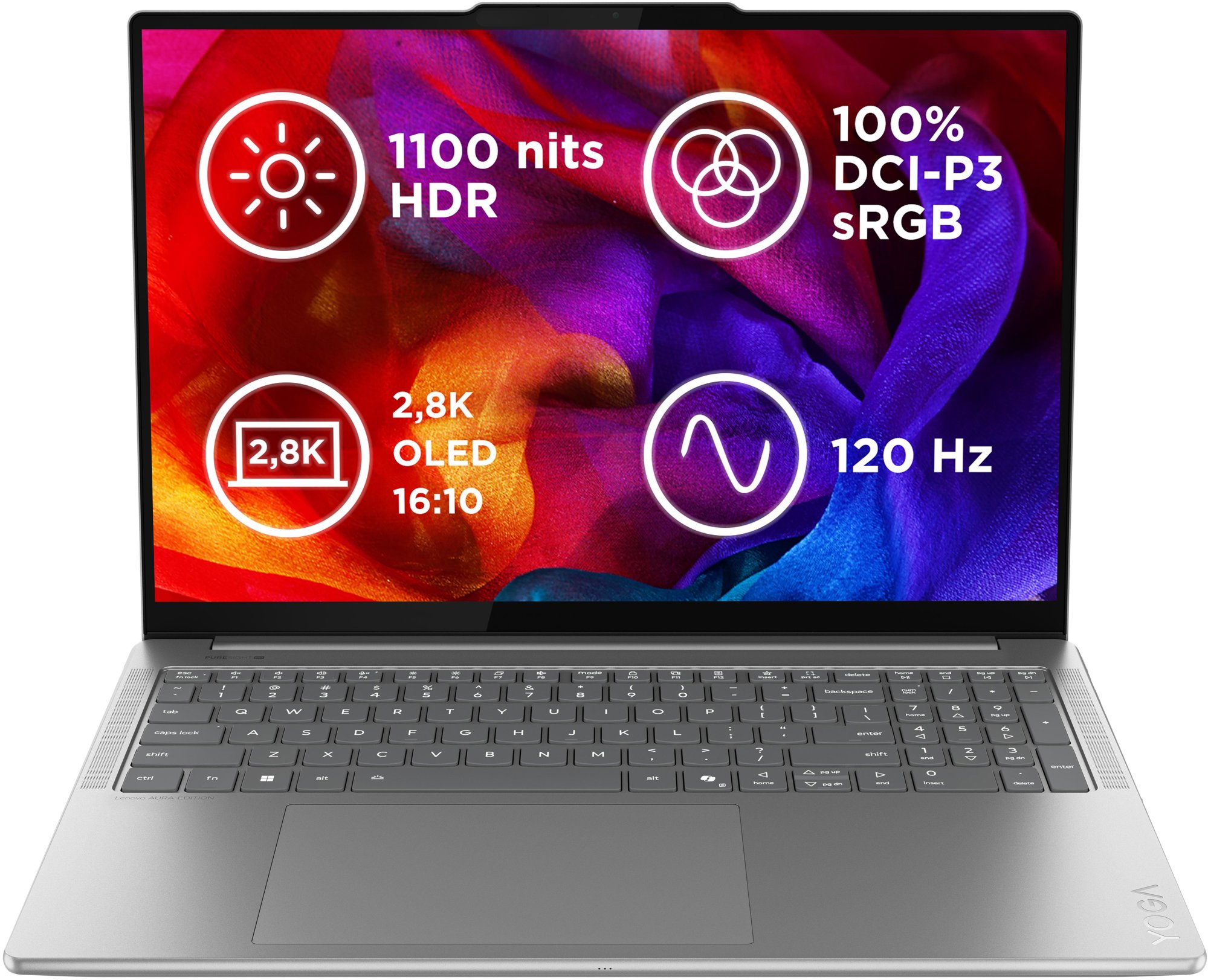 Lenovo Yoga Pro 9 16IAH10 v barvě Luna Grey