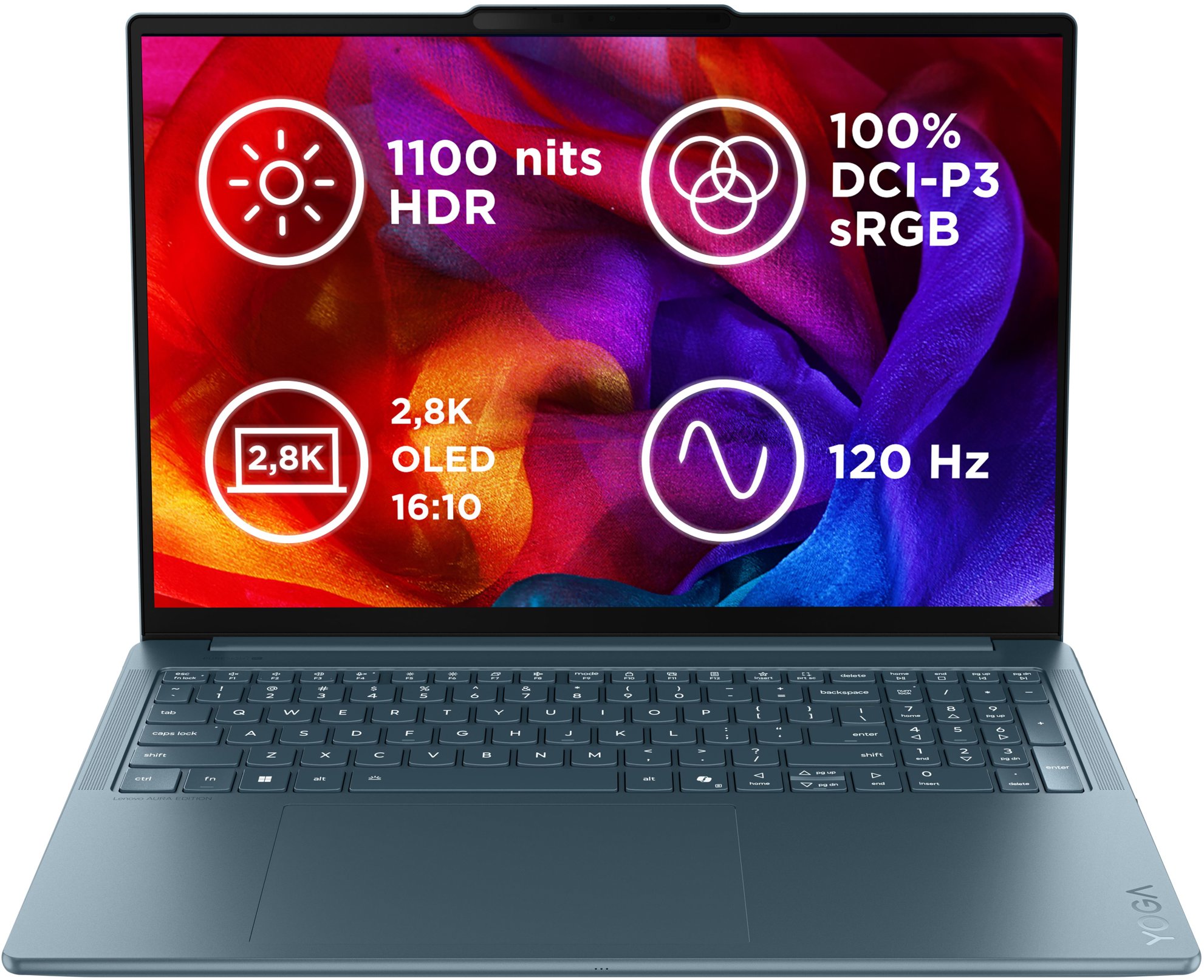 Lenovo Yoga Pro 9 16IAH10 Tidal Teal celokovový notebook