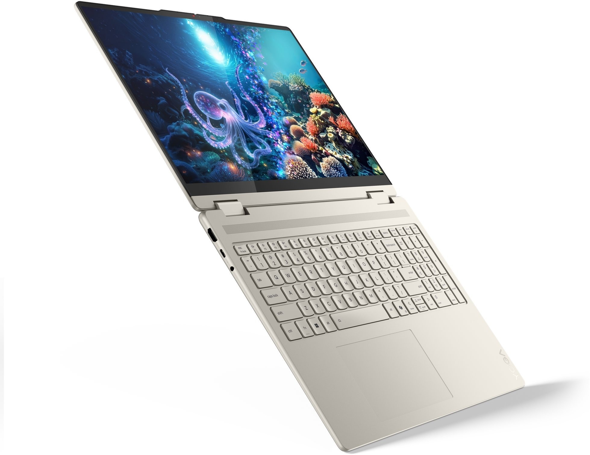Lenovo Yoga 7 2-in-1 16AKP10 Seashell celokovový + stylus Lenovo + myš + sluchátka