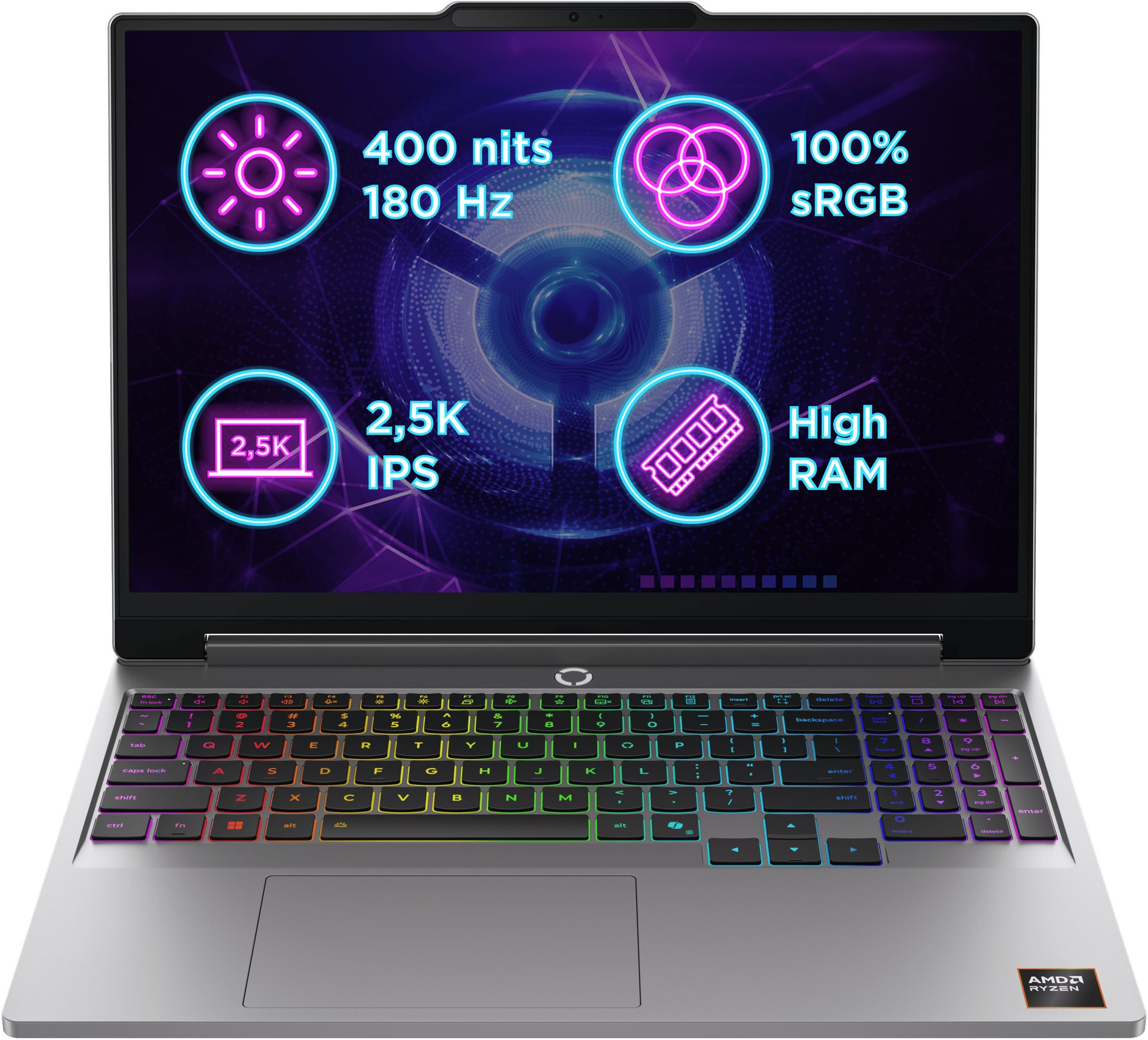Lenovo LOQ 15AHP11 Luna Grey (bez adaptéru)