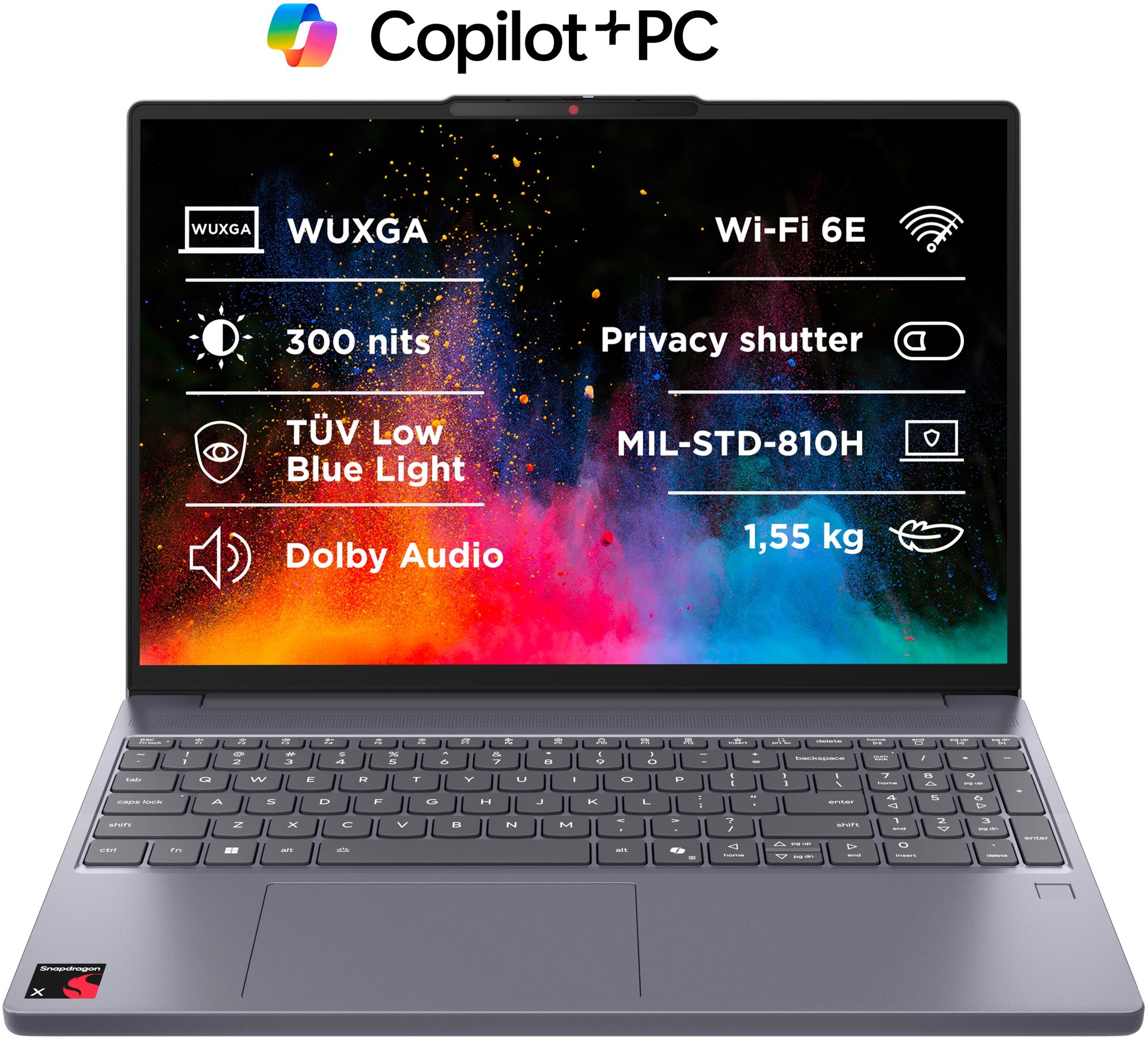 Lenovo IdeaPad Slim 3 15Q8X10 Luna Grey kovový (bez adaptéru)