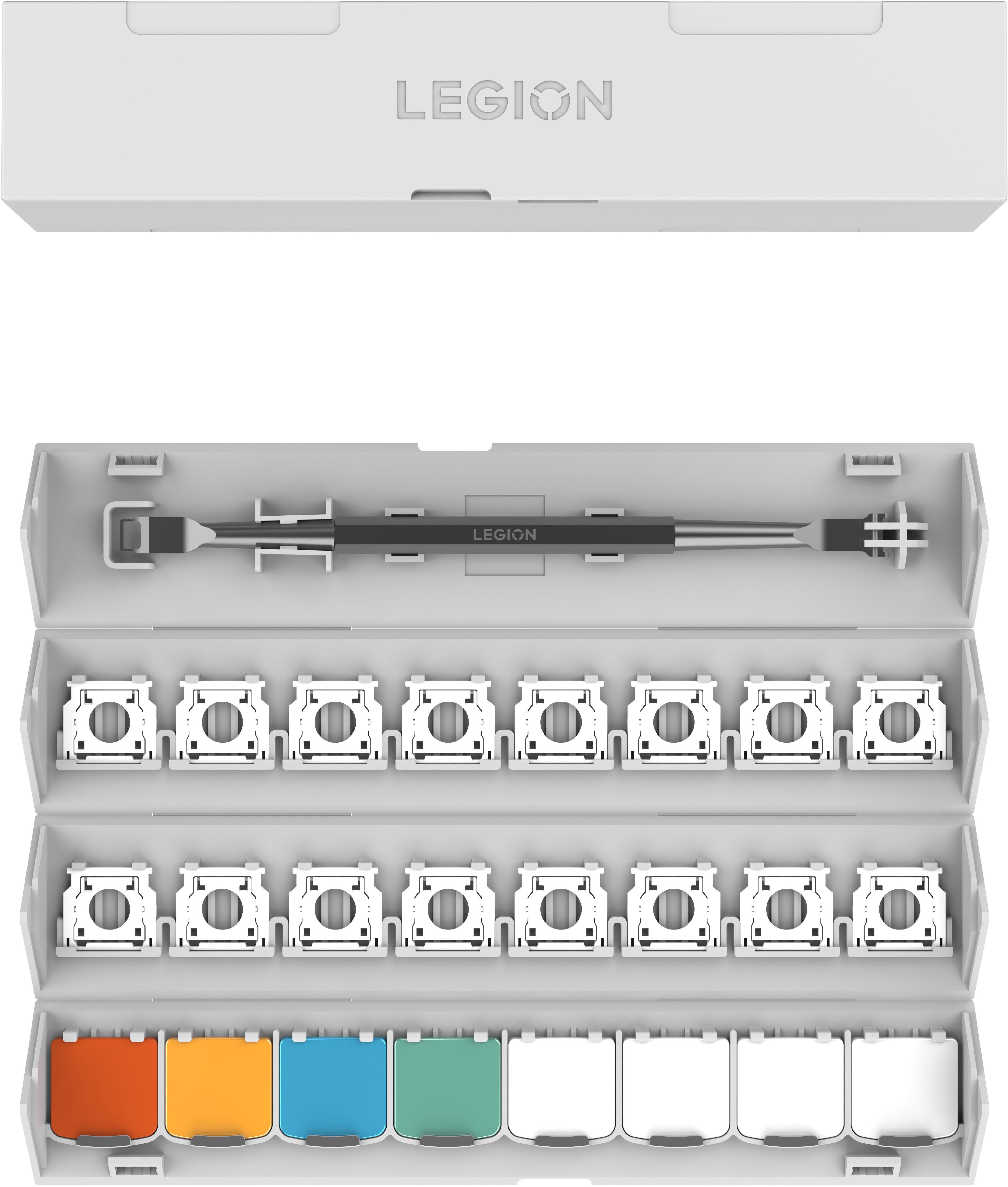 Lenovo Legion vyměnitelné, barevné klávesy, 8ks, 5 barev