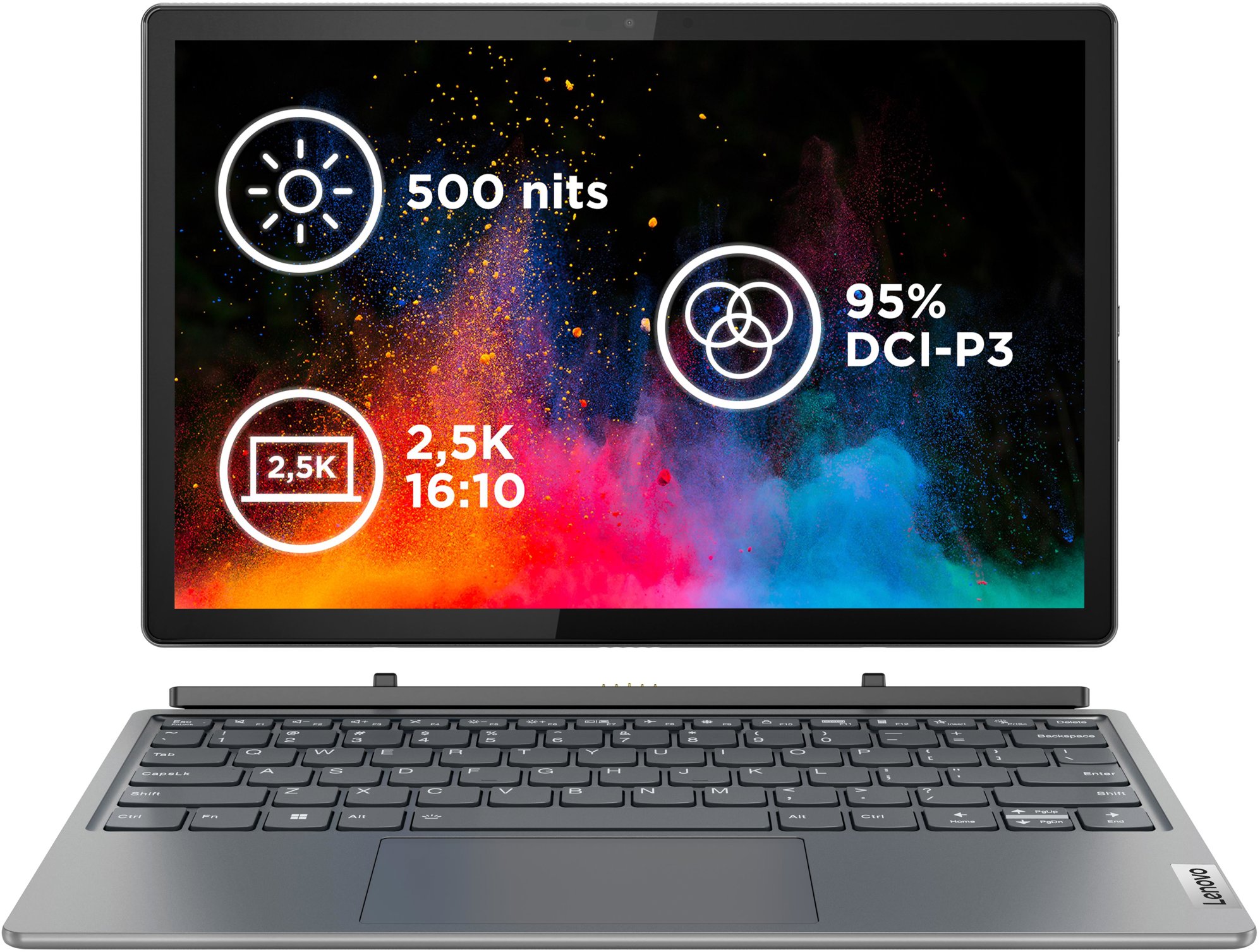 Lenovo IdeaPad Duet 5 12IRU8 Storm Grey + aktivní stylus Lenovo