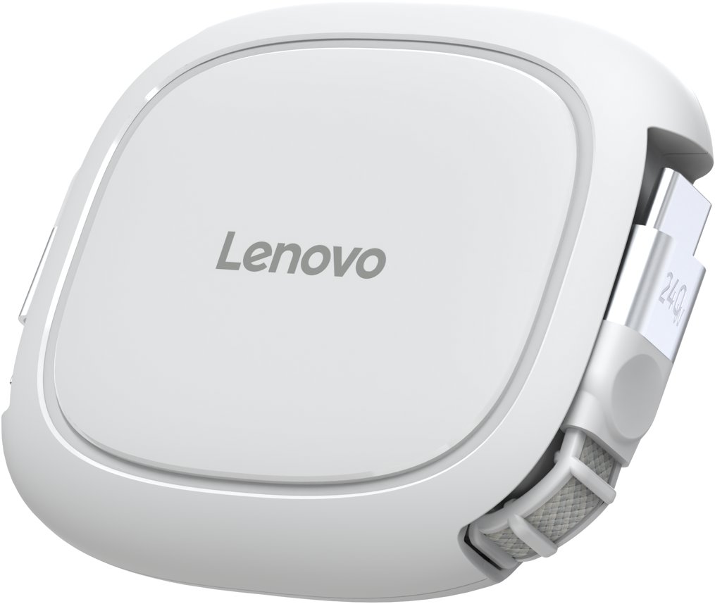 Lenovo 240W USB-C Retractable Cable (White)