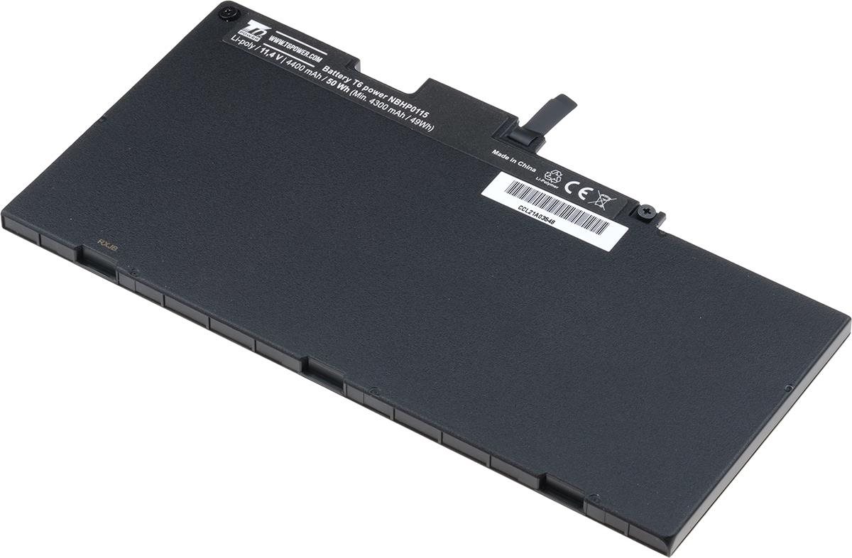 T6 Power pro Hewlett Packard HSTNN-I33C-4, Li-Poly, 11,4 V, 4400 mAh (50 Wh), černá