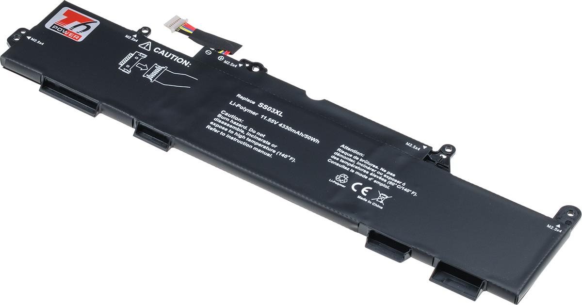T6 Power pro Hewlett Packard ZBook 14u G6, Li-Poly, 11,55 V, 4330 mAh (50 Wh), černá