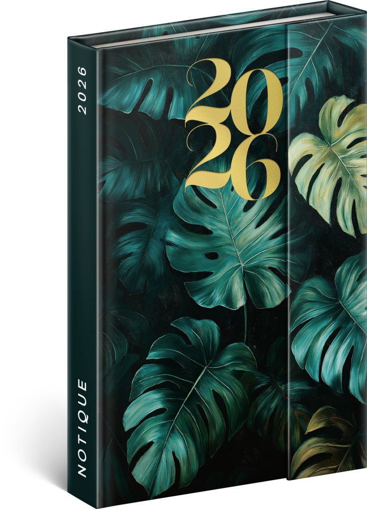 NOTIQUE týdenní magnetický Monstera 2026