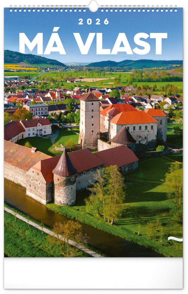 NOTIQUE Má vlast 2026, 33 x 46 cm