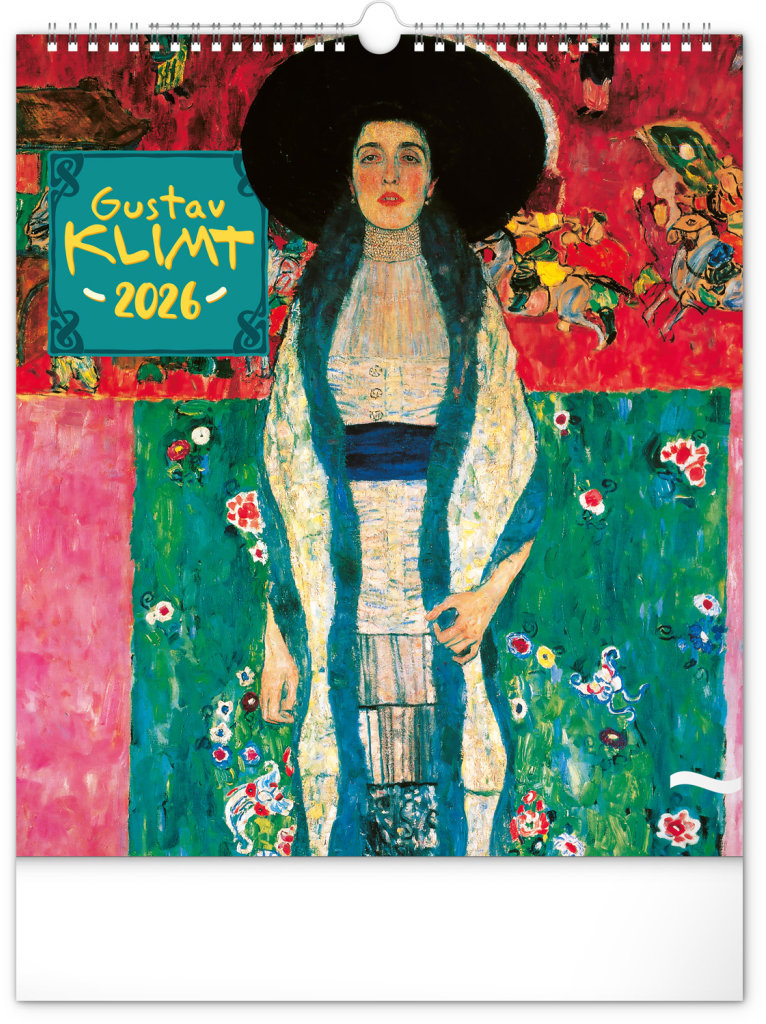 NOTIQUE Gustav Klimt 2026, 30 x 34 cm
