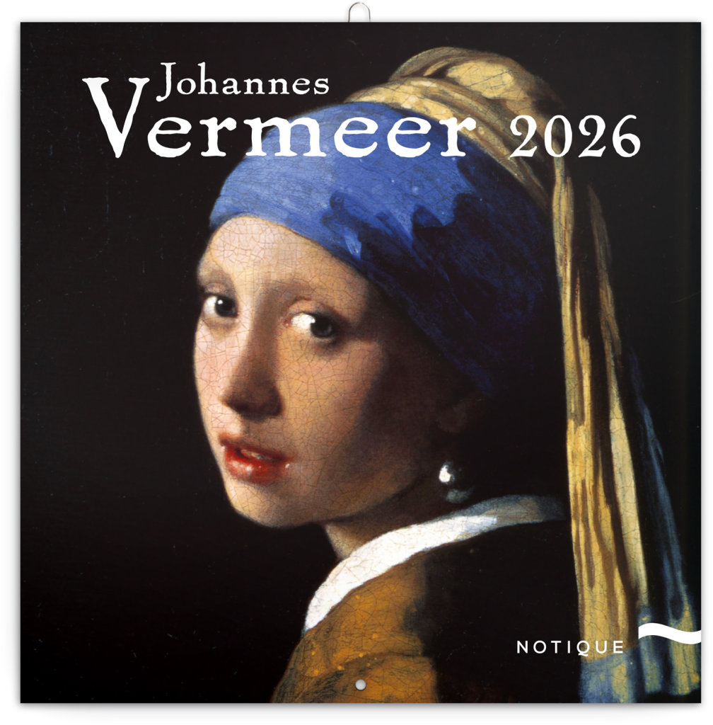 NOTIQUE Johannes Vermeer 2026 - moderní a stylový poznámkový