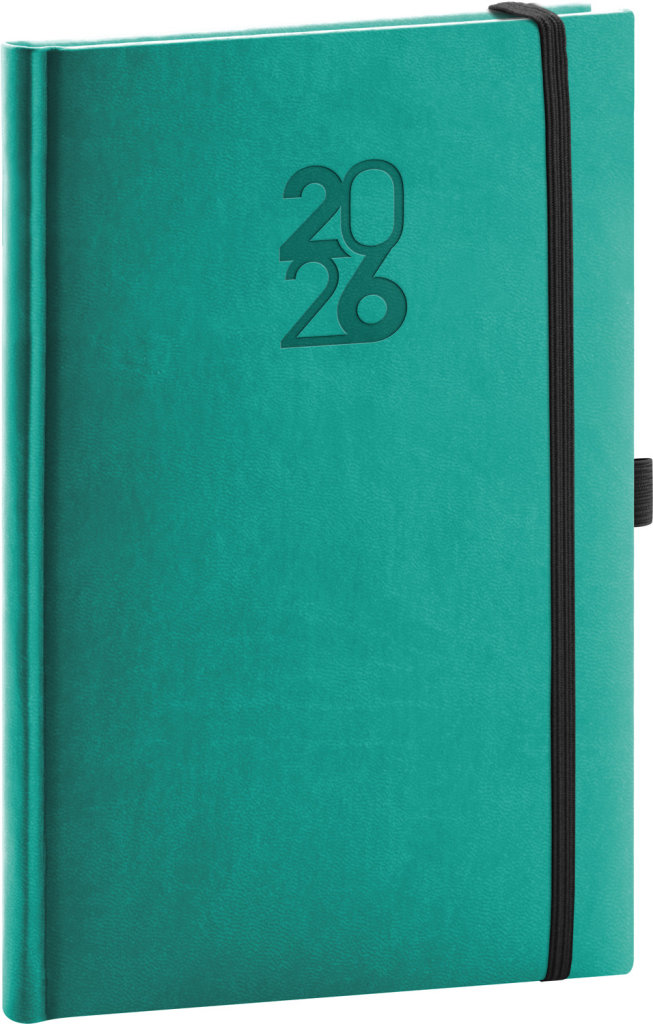 NOTIQUE Aprint Top 2026 - Tyrkysový Diář