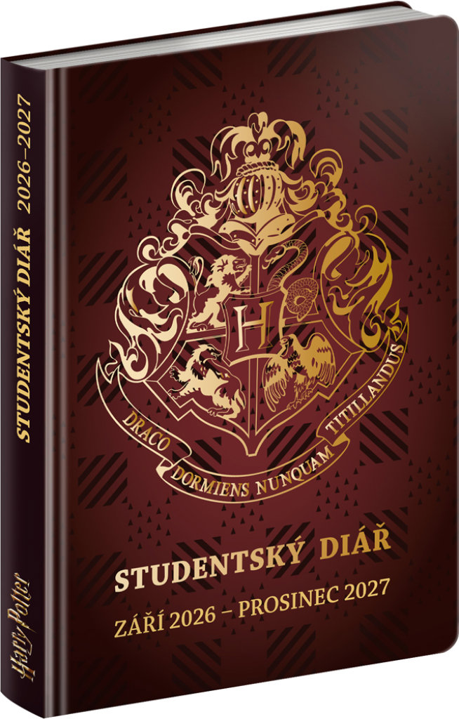 NOTIQUE Studentský Harry Potter (září 2026 – prosinec 2027), 9,8 x 14,5 cm