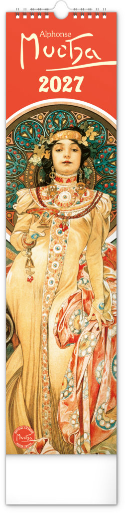 NOTIQUE Alfons Mucha 2027, 12 × 48 cm