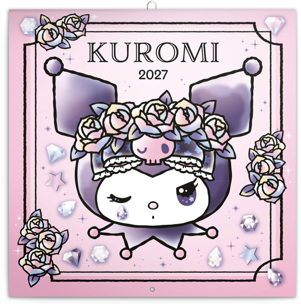 NOTIQUE poznámkový Kuromi 2027, 30 × 30 cm