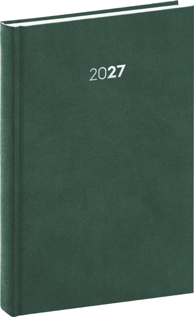 NOTIQUE denní Balakon 2027, zelený, 15 × 21 cm