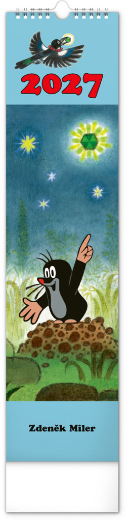 NOTIQUE Krteček – Krtko 2027, 12 × 48 cm