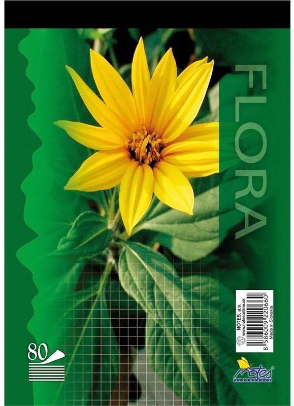 Notes A5, 80 listů, čtverečkovaný