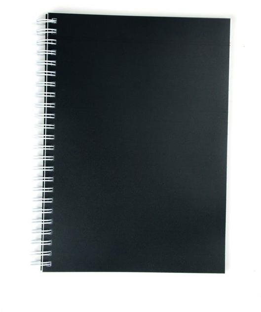 NOTES TwinWire - vysoce kvalitní blok pro zápisníky s A5 formátem, 80 listů a spirálou na straně.