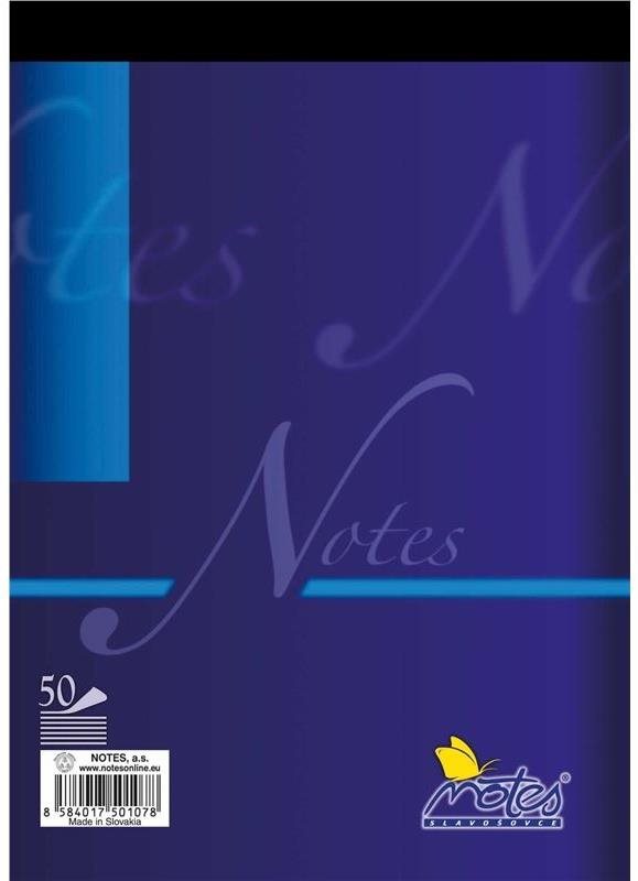 Notes A5, 80 listů, čistý