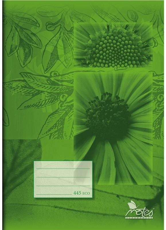 NOTES č. 445, A4, 40 listů, čtverečkovaný, recyklovaný