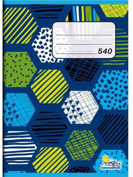 NOTES 540, A5, čistý, 40 listů - balení 3 ks