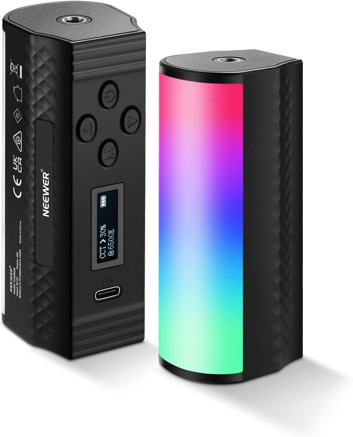 Neewer TL96, trvalý kapesní osvětlovací box, 72x bílé + 24x RGB LED, 6W, magnetické upevnění