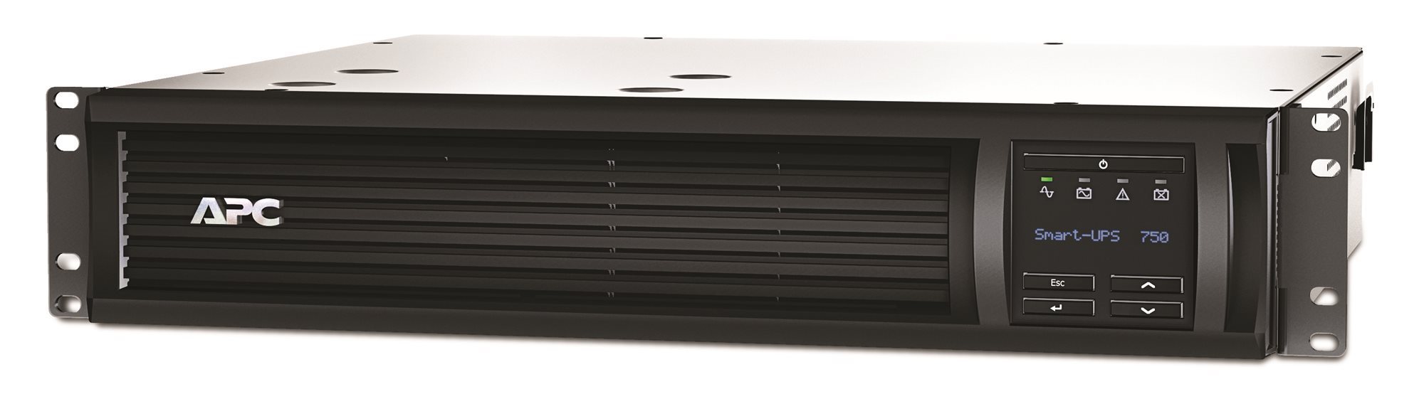 APC Smart-UPS 750VA LCD RM 2U 230V do stojanu, se síťovou kartou