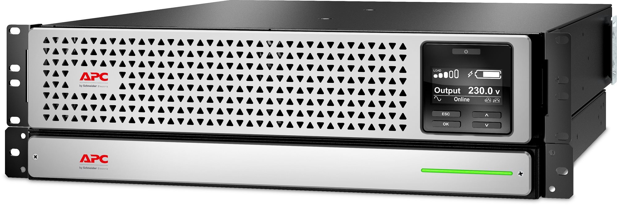 APC Smart-UPS SRT Li-Ion 1000 VA RM 230V - záložní zdroj do stojanu
