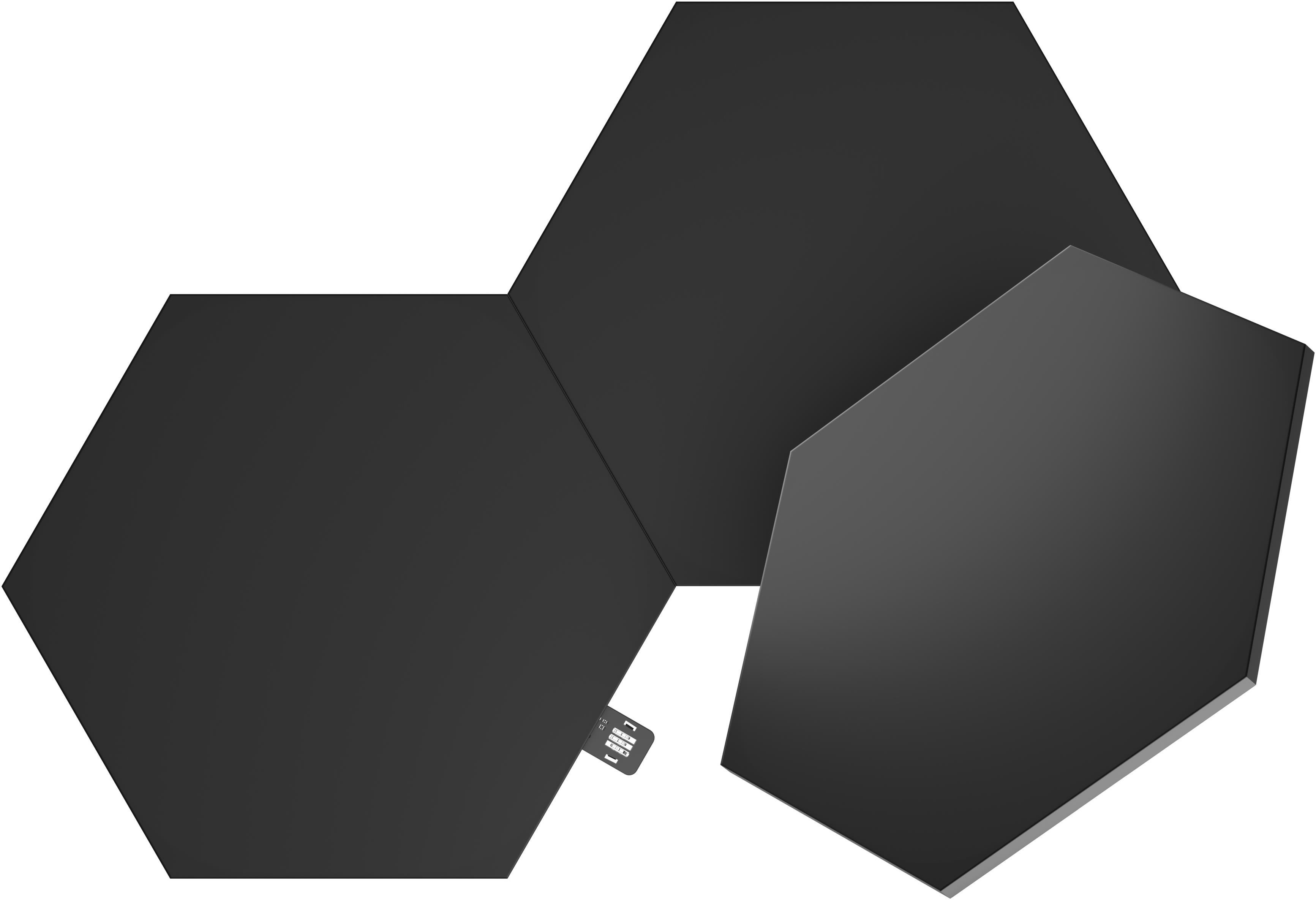 Nanoleaf Shapes Black Hexagons Expansion Pack 3PK
