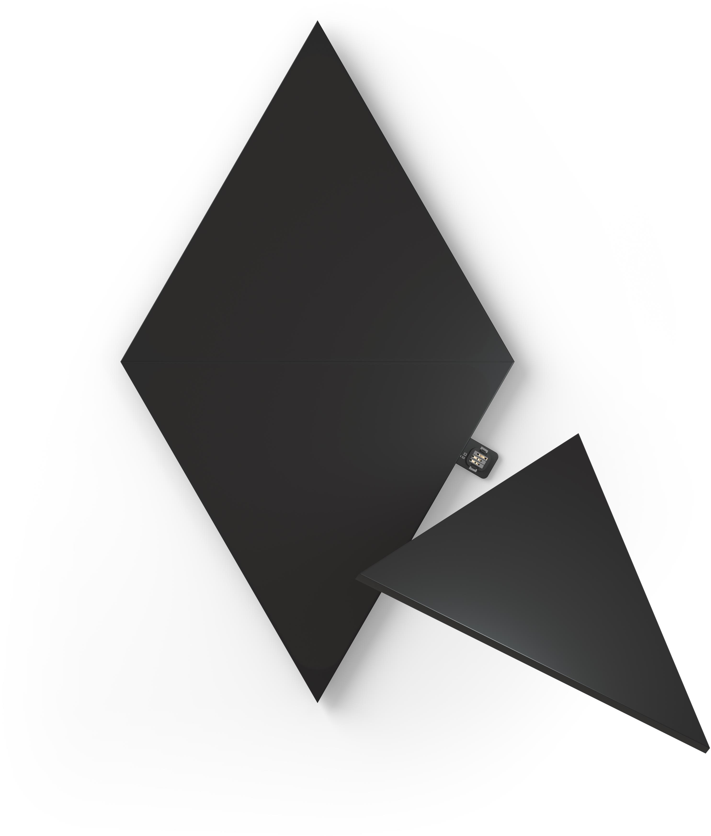 Nanoleaf Shapes Black Triangles Expansion Pack 3PK