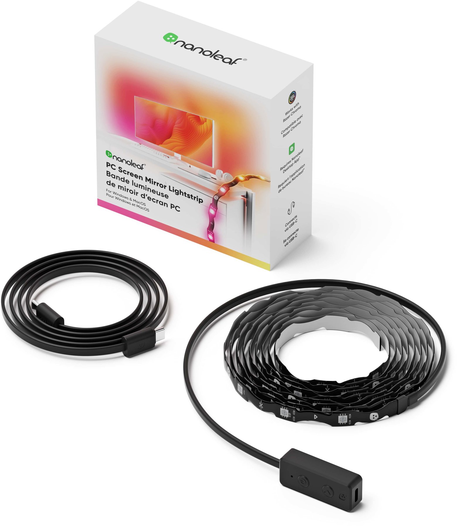 Nanoleaf 4D PC Screen Mirror Lightstrip 2.5M USB