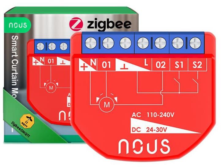 Nous B4Z ZigBee Smart žalúziový modul