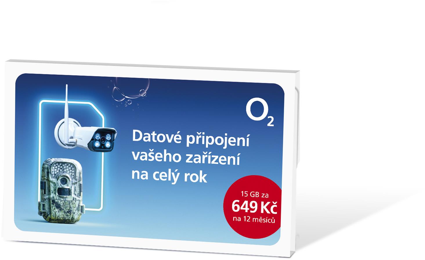 O2 Roční datové připojení 15GB