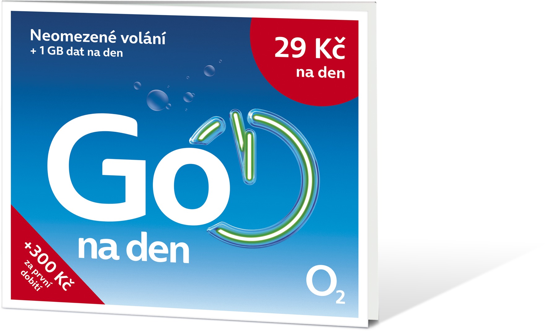 O2 Předplacená karta Go na den