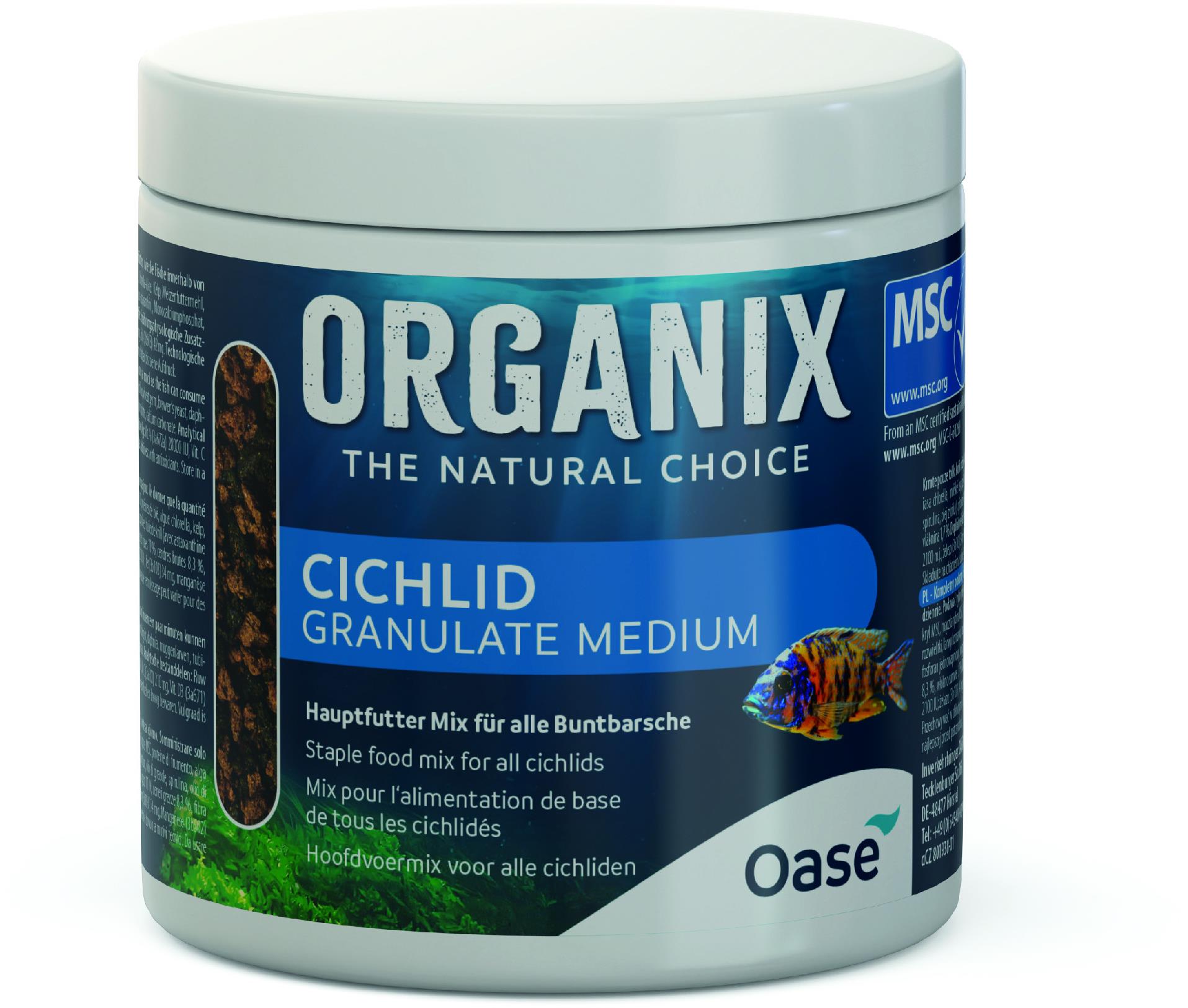 ORGANIX Cichlid Granulate M 500 ml MSC