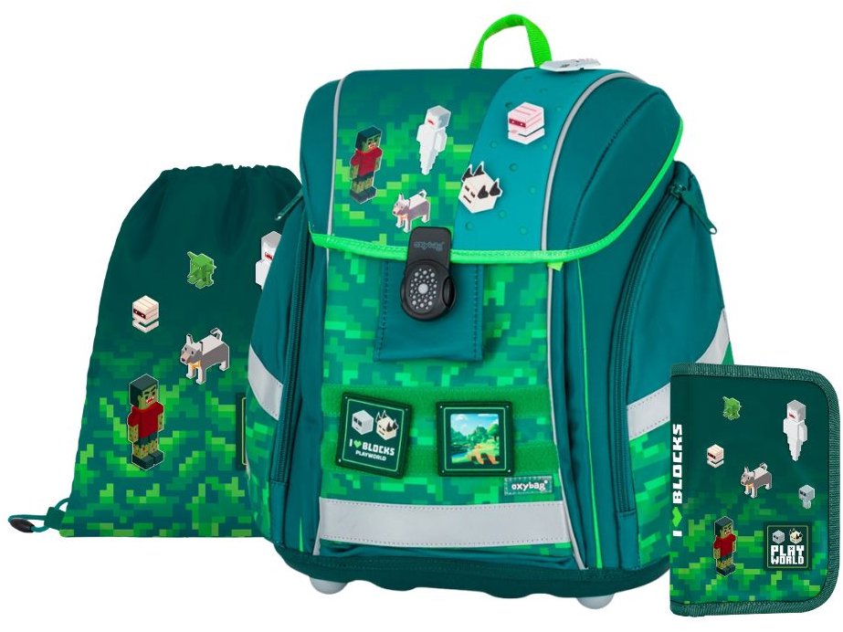 OXYBAG Školní set 3 ks PREMIUM LIGHT Playworld