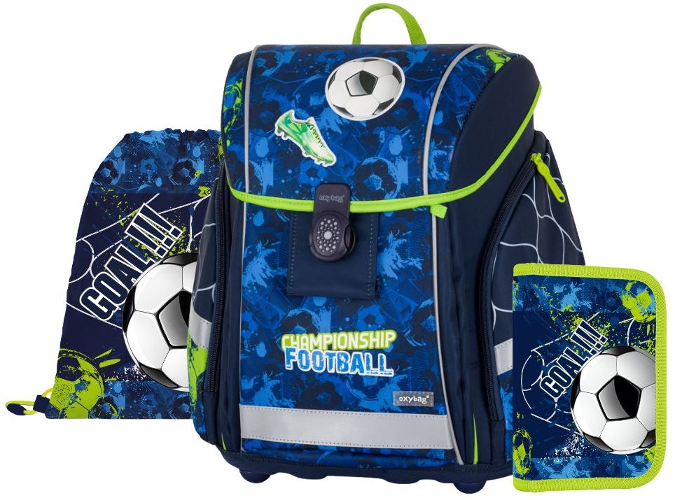 OXYBAG Školní set 3 ks PREMIUM LIGHT fotbal 2