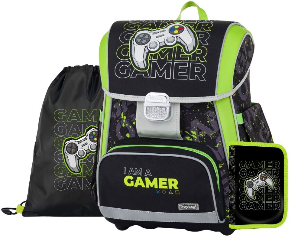 OXYBAG Školní set 3 ks PREMIUM Gamer